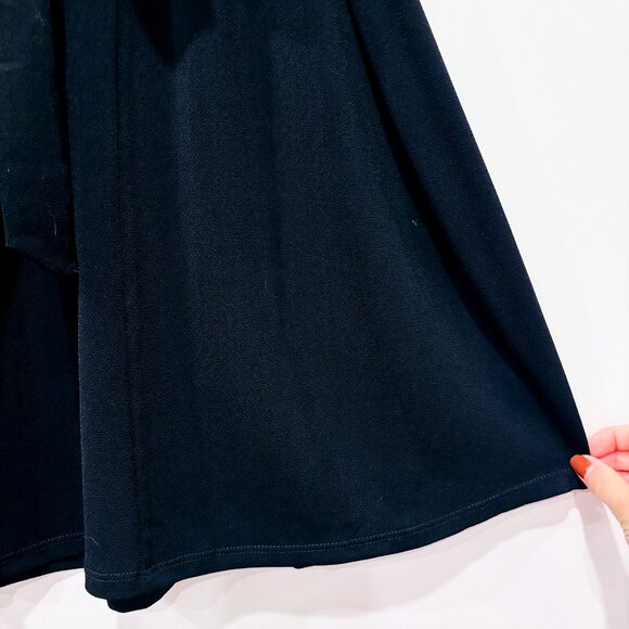 H&M Black Sleeveless Belted Knee-Length Dress | Classic | Small * - Picture 5 of 6